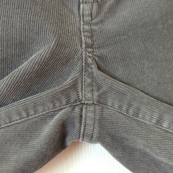 J. Crew Classic Pinwale Corduroy High Rise Vintage Slim Straight Pants Gray 28P - Picture 13 of 16